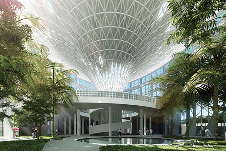 文化藝術(shù)中心，標(biāo)識設(shè)計(jì)如何體現(xiàn)城市之美的詩性感覺？