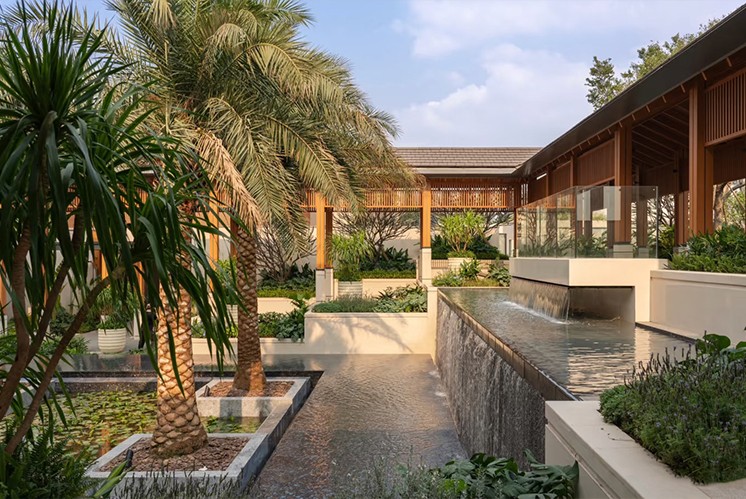 中山原墅：光影雕花間的詩意棲居，導(dǎo)視牌的美學(xué)與功能融合