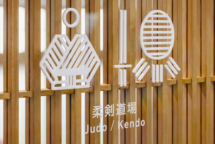 綜合體育館導(dǎo)視系統(tǒng)設(shè)計(jì)：線條排列、交錯如同纖維的紡織韻律